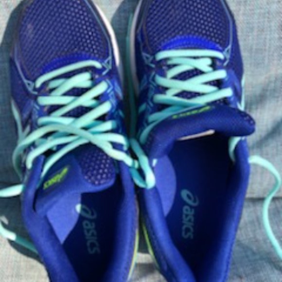 Women's blue Asic's Gel Exalt 3 running shoes, size 7 1/2 - Picture 6 of 7